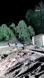 17K views · 48 reactions | Shocking moment car flies off unfinished bridge and explodes | The Sun News | Facebook