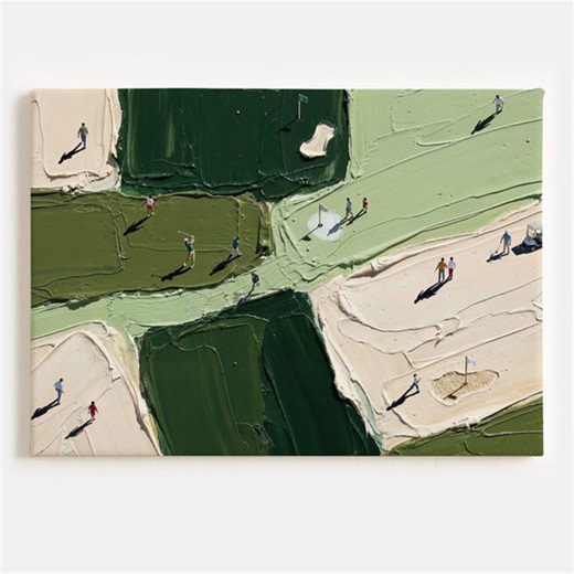 Walking the Course Canvas