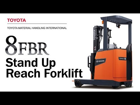 TOYOTA Stand up Reach Forklift 8FBR Product Introduction (Short Ver.)