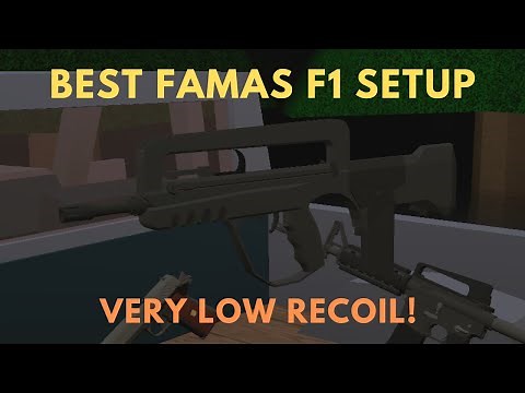 [Phantom Forces] Famas F1 Low Recoil Setup