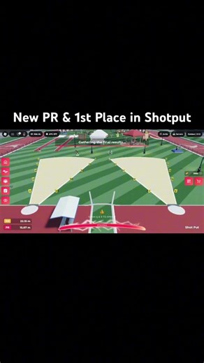 New PR and getting 1st place in Roblox’s Track and Field Infinite! #fun #roblox #game #gaming #yt