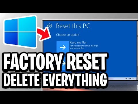 How To Factory Reset PC And Delete Everything - Full Guide