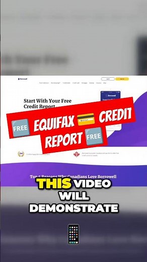 Get Free Equifax Credit Report Canada