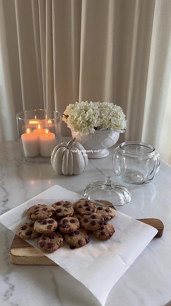 Girl Making Fall Cookies at Home | Cozy Autumn Self-Care