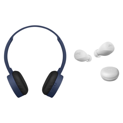 JVC Wireless Headphones and Earbuds Bundle