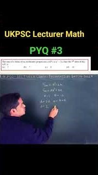pyq lecturer math#lecturer #ukpsc #ltmaths #lecturermathematics