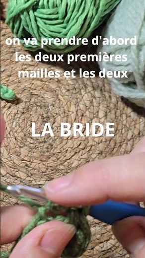 7-TUTO CROCHET (DROITIER) : La Bride (br/dc)