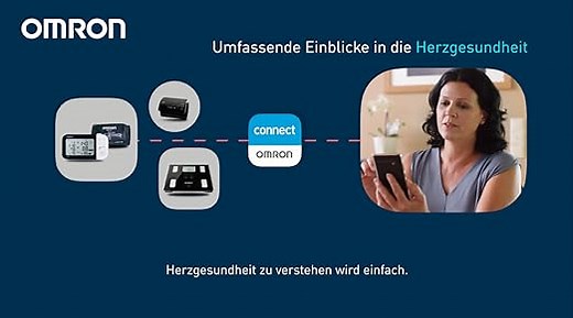 OMRON EVOLV Automatisches Oberarm-Blutdruckmessgerät ohne Kabel, klinisch validiert, auch für Schwangere, mit kostenloser Gesundheits-App