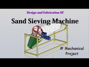 Sand Sieving machine | Sand Screening machine - Mechanical Project