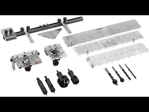 Multi Function Jig Set Minifix & Hinge Drill Guide Template