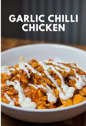 Delicious Garlic Chilli Chicken Recipe for Jacket Potatoes