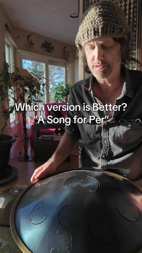 Which do prefer? This piece is called “A Song for Per” written in the B Kurd Rav. Handpans always lend a different quality to pieces, so I always try them across multiple instruments to find my favorite! Let me know in comments your preference. #handpan #ravvast #ravdrum #composition #healing