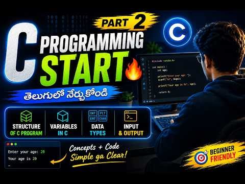 C Programming Structure, Variables & I O