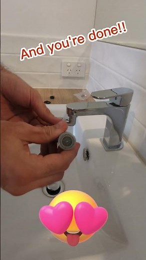 Step-by-step video tutorial on How to install the faucet extender!!