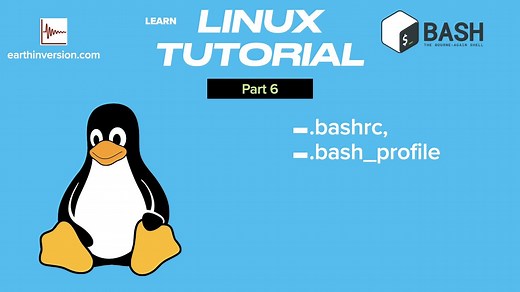Linux Tutorial Part 6: bashrc and bash_profile files