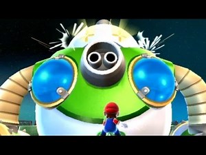 Super Mario Galaxy 2 - 100% Walkthrough Part 10 - Bowser Jr.'s Fearsome Fleet (Mighty Megahammer)