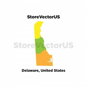 Delaware | Printable Map of the State of Delaware | Printable Map of the United States | Files .png, .jpg, .pdf, .svg, .eps, .ai - Etsy Canada