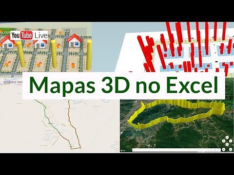Mapas Incríveis no Excel - Mapas 3D no Excel