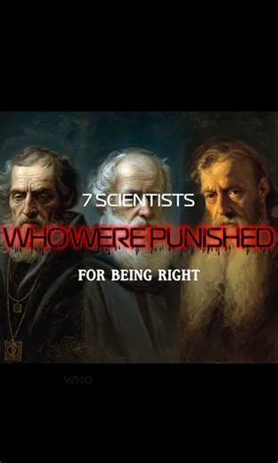 25K views · 466 reactions | Being right was illegal. Not wrong. Just early. Full story on YouTube  #BeingRightWasIllegal #TruthVsPower #ScienceReels #ThinkDifferent #HiddenHistory #GenZScience #ScienceTok #PhilosophyReels | Ethical Explorations | Facebook