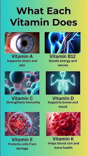 What Vitamins Do in Your Body