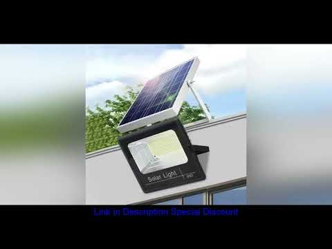 Solar Flood Lights Remote Control 25-500W Solar Powered Spotlight Outdoor Waterproof IP67 Villa