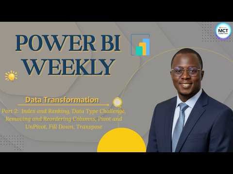 Data Transformation Part 2: Index and Ranking, Pivot and Unpivot etc