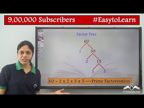Factor Tree | Prime Factorization | Math | Class 5 | CBSE | NCERT | ICSE