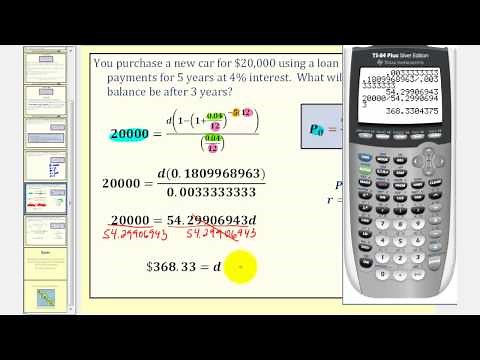The Installment Loan Formula: Determining Remaining Balance