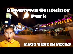 [4K] Downtown Container Park Las Vegas | Walking Tour | Las Vegas shopping #vegas