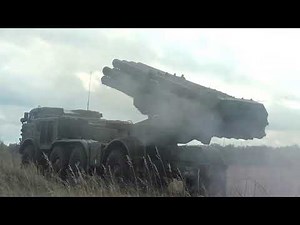 Incredible: TOS-1 (MLRS) Weapons System In Action