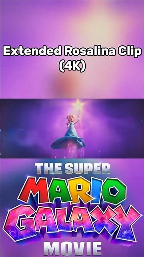The Super Mario Galaxy Movie. Extended ROSALINA Clip #mariomovie #nintendo