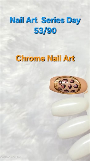 Crown&Cuticle by Aashma on Instagram: "Chrome details that instantly elevate your nails ✨💅 Day 53/90 of my Nail Art Series 💖 This gold-outlined chrome centrepiece design is simple, classy & super glam 😍 Should I make more chrome designs next? 👇✨ Save 💾 | Share 🔁 #chromenails #frenchnails #naildesigns #viral #crownandcuticle"