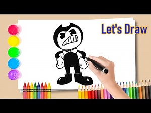 🔴How To Draw Bendy and The dark Revival -🌟 Bendy Coloring Pages