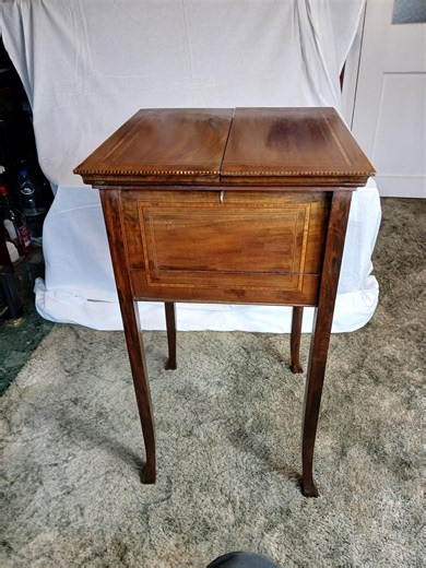 Edwardian Regency style Mahogany Work Table circa 1910