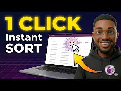 Sort List Items in PowerApps with One-Simple Click (A-Z)
