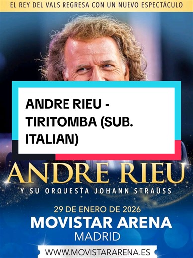 Andre Rieu in Madrid, Spain 🇪🇸. Jueves 29 de Enero del 2026. @André Rieu #live #andrérieu #conciertos #madrid #movistararena