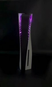 Watch PS5 console installed special designed rgb lights on Amazon Live
