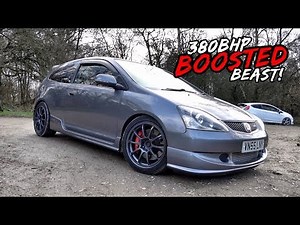 THIS *380BHP TURBO'D* HONDA CIVIC TYPE R IS AGGRESSIVE AF!! U COULD WIN IT!