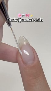 2.7K views · 26 reactions | How to create Pink Quartz Nails using dip...