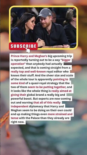 1 MIN AGO: Meghan & Harry’s New Trip Revealed — A Much Bigger Operation Than Expected! 👀