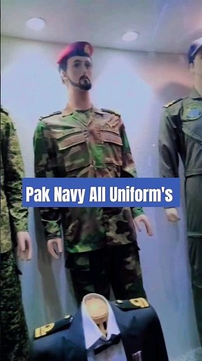 Pakistan Navy All Uniform's in Museum #paknavy #pafairman #uniform