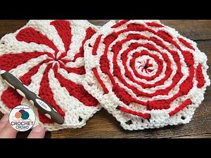 START HERE: Part 1 of the Spectacular Peppermint Christmas Blanket 🎄