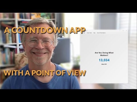 What's Cool About... What Matters, a Single-Purpose Countdown App!