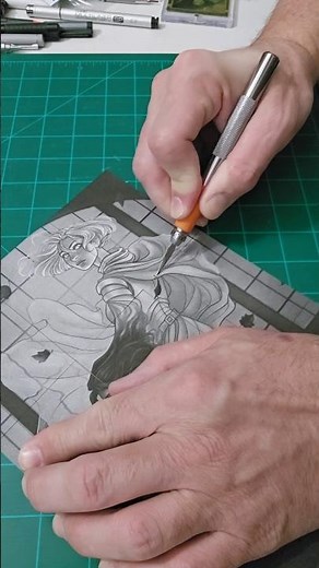 Creating A Trading Card Set-Puzzle Insert Test #DIY #art #tradingcards #digitalart