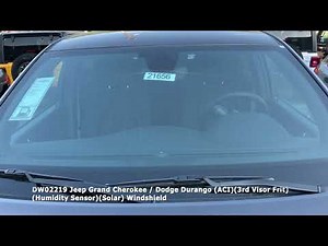 DW02219 Jeep Grand Cherokee | Dodge Durango ACI 3rd Visor Frit Humidity Sensor Solar Windshield