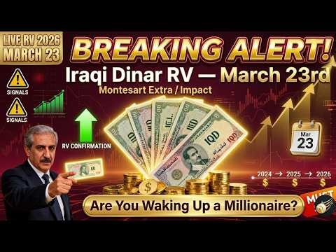 🚨 Iraqi Dinar RV Update: Is March 23rd Finally the Big Day? 🇮🇶
