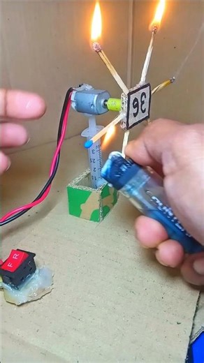 🔥matchstick science project 🔥 #experiment #science #shorts