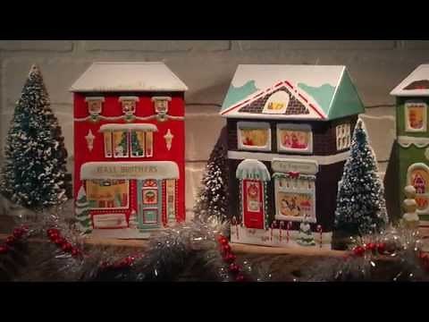 A Very Sweet Collectible Tin Village