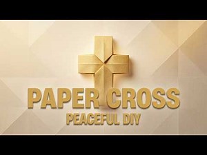 Beautiful Origami Cross | Step by Step Paper Craft