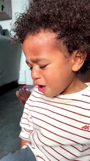 He is scared of the little creature